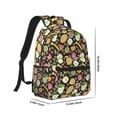 thumbnail image 2 of Yiaed Fruits Print School Backpack College Backpack Daypacks for Students High School Spacious and Durable Daypack for Work and Travel-One Size, 2 of 6