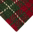 thumbnail image 4 of Holiday Time Red Plaid Rayon, Jute & Cotton Indoor Accent Rug 20" x 34", 4 of 7
