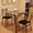 Grey, variant on 3 Pcs Small Dining Table Set for 2 Square Kitchen Table with 2 Upholstered Chairs Space-Saving Dinette for Apartment Home Office and Breakfast Nook