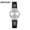 Leather _ black and white, variant on Quartz Watch for Women Waterproof Fashion Stainless Steel Band/Leather Ladies Watch