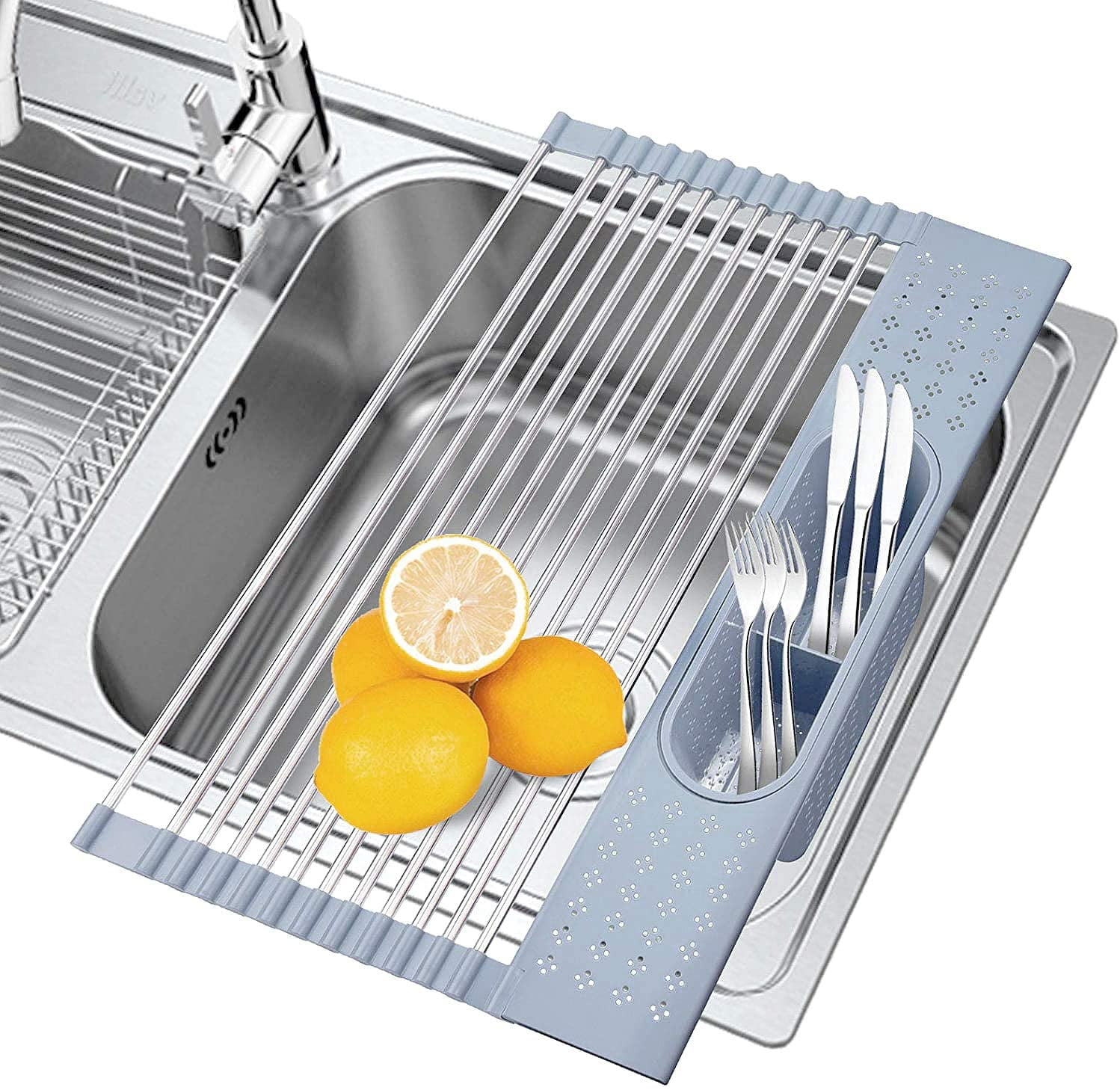 Home Kitchen, Dining & Bar Multipurpose Dish Drying Rack Rollup Dish