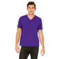 thumbnail image 1 of Bella Canvas Mens Jersey V-Neck Tee, XL, Team Purple, 1 of 3