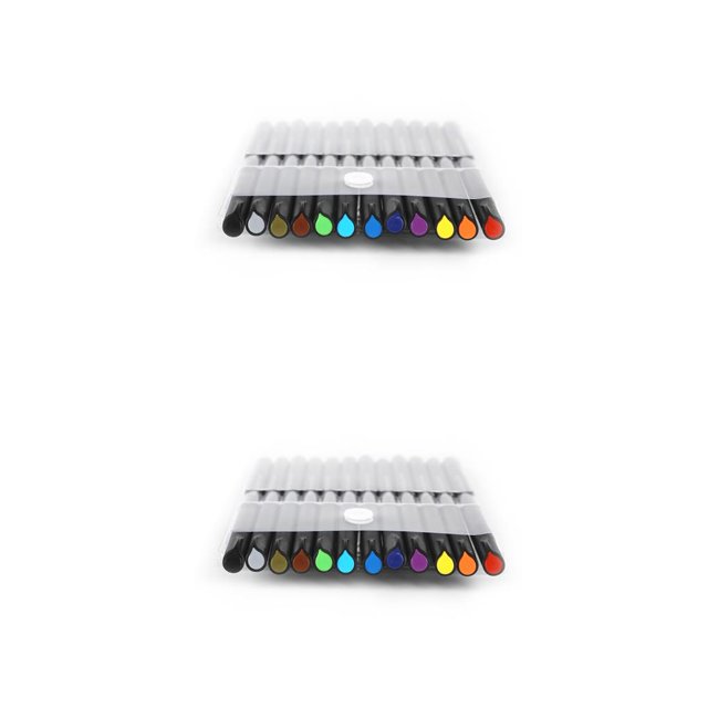 Bolígrafos de colores Seitruly planificador de diario 1 Juego Vistoso 12 Farben PVC 2piezas