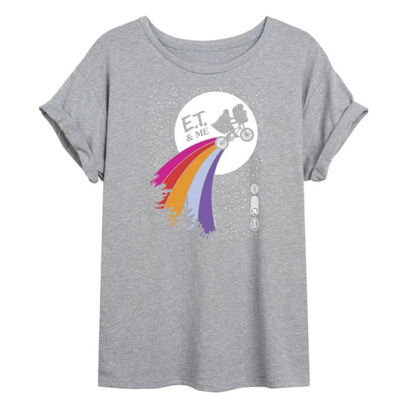 E.T. The Extra Terrestrial - E.T. & Me - Juniors Ideal Flowy Muscle T-Shirt
