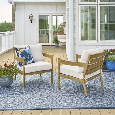 Better Homes & Gardens Astrid Outdoor Lounge Chair, 2 Pack