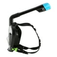 U.S. Divers Dryview FullFace Snorkeling Mask, Black L/LX