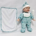 thumbnail image 7 of Goldberger Baby's First Baby Talker Interactive Baby Doll with Teal Outfit & Matching Cap, 7 of 7