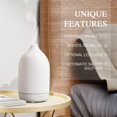 thumbnail image 4 of Essential Oil Diffusers, Aromatherapy Diffuser for Essential Oils, 100ml Ceramic Oil Diffusers for Large Room - 5 Timers, Warm Ambient Light, Auto-Off, 4 of 13