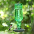 thumbnail image 4 of Perky-Pet 24 oz Green Antique Bottle Hummingbird Feeder, 4 of 6