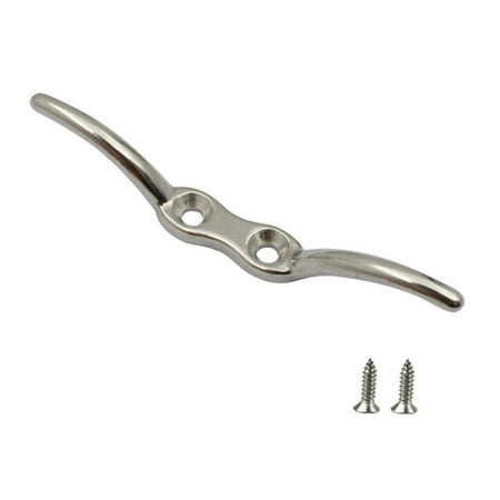 

FALYEE Rope Cleat Hook Hardware Flag Pole Accessory Stainless Steel Halyard Polished