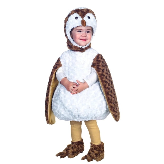 Underwraps Belly Babies White Barn Owl Costume Child Toddler X-Large 4-6 Unisex