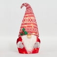 thumbnail image 2 of Everstar 22" UL PLUSH GNOME WITH RED HAT SCULPTURE, Red, 2 of 5