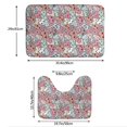 thumbnail image 3 of Xecao Cartoon Hearts 2-Piece Vintage Seamless Anti-Skid Mat Set, featuring a stylish pattern for a safe and elegant toilet rug experience, 3 of 6