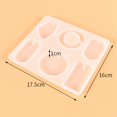 thumbnail image 4 of Pendant Casting Mold 6 Grids Jewelry Silicone Mold Necklace Casting Mold, 4 of 10