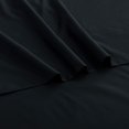 thumbnail image 4 of 600 Thread Count 3 Piece Flat Sheet ( 1 Flat Sheet + 2- Pillow cover ) 100% Egyptian Cotton Color Black Solid Size Full, 4 of 5