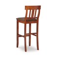 thumbnail image 3 of Linon Torino Wood Slat Back 30" Bar Stool in Cherry, 3 of 9