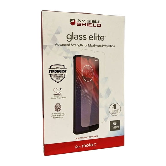 ZAGG InvisibleShield Glass Elite Screen Protector for moto z4 - Clear