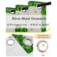 thumbnail image 5 of St. Patrick's Day Black Out Curtains 63 Inch Long, Room Darkening Draperies Curtains Panels, Green Lucky Shamrock Leaves Beige Thermal Insulated Curtain for Bedroom Living Room 52"x63" 2 Panels, 5 of 8