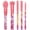 Coral, variant on Moda Brush Tie Dye Calming Coral 5pc Makeup Brush Set