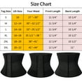 thumbnail image 5 of MISS MOLY Womens Sweat Waist Trainer Cincher with Elastic Band Neoprene Tummy Shaping 9 Steel Bones Girdle Weight Loss, 5 of 6