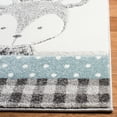 thumbnail image 3 of SAFAVIEH Carousel Kids Alphonse Animal Portraits Area Rug, Gray/Ivory, 4' x 6', 3 of 10