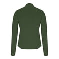 thumbnail image 6 of ZUKMRJPC Women's Workout Tops Long Sleeve Quick Dry Sun Protection Athletic Shirts Slim Fitted Lightweight Breathable Half Zipper Sun Shirts, 6 of 8