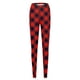 thumbnail image 3 of Gibobby pantalones mujer Pantalones largos informales de moda con estampado a cuadros para mujer de invierno, mallas elásticas de cintura alta ajustadas (Multicolor, XL), 3 of 5