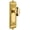 Polished Brass, variant on Grandeur 815050 Windsor Solid Brass Rose Privacy Door Knob Set - Brass