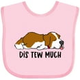 thumbnail image 3 of Inktastic Napping Dis Tew Much St. Bernard Boys or Girls Baby Bib, 3 of 4