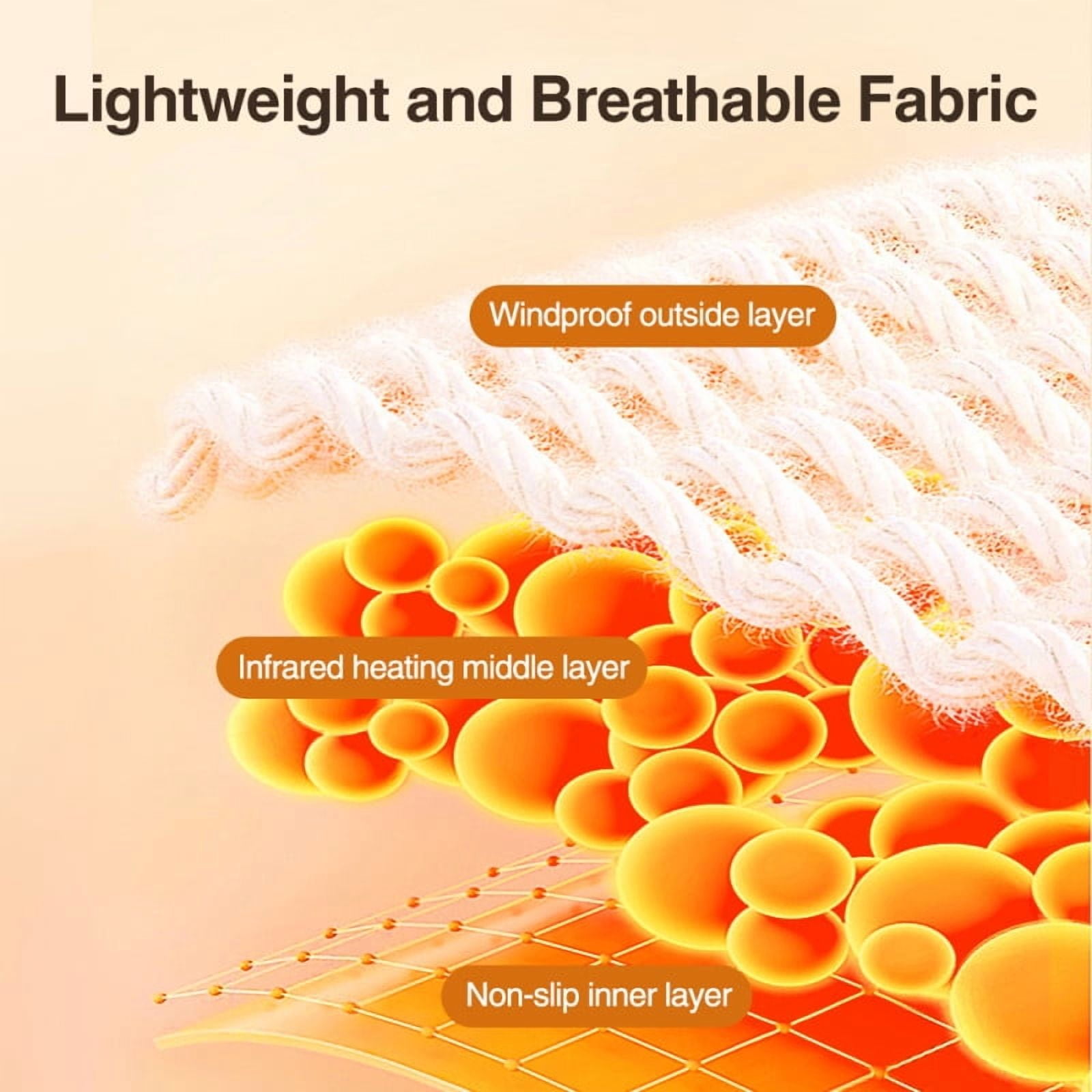 Cordless Heating Knee Massager, 2PCS Knee Shoulder Elbow 3-in-1 Heating Vibration Massager, Portable Wireless 3D Wrap Massager, Suitable For Office, Study, Home Ideal Gift