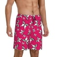 thumbnail image 6 of Mens Pajama Shorts, Butterfly Sleep Shorts Men Pajama Bottoms Lounge PJ Shorts with Pockets, 6 of 6