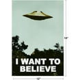 thumbnail image 4 of I Want To Believe UFO Artwork Alien TV Retro 90s Wall Decor Movie Poster The Truth is Out There I Believe Cool Wall Art Print 12x18, 4 of 7