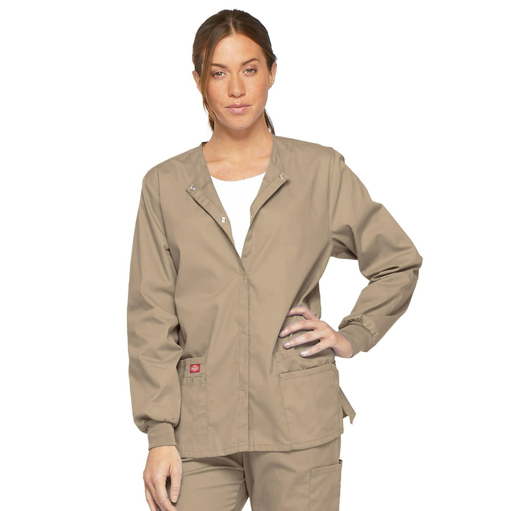 Dickies Dickies EDS Signature Scrubs Warm Up Jacket for Women Snap
