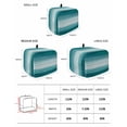 thumbnail image 2 of Teal Turquoise Small Toaster Cover 2 Slice, Kitchen Appliance Covers, Farmhouse Abstract Gradient Wooden Plank Toaster Oven Cover with Loop, Bread Machine Cover Polyester Dust Cover Protection, 2 of 4