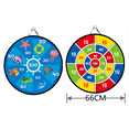 thumbnail image 2 of Skill Improvement Through Play, Double-Sided Dart Board For Interactive Fun Party, Portable Large Dart Board With Durable Fabric, Indoor Outdoor Game For Ages 3 To 12, 2 of 2