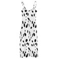 thumbnail image 6 of Dalmatian Print Sleeveless Dress Elegant gown clothes for women elegant and pretty women's dresses, 6 of 6