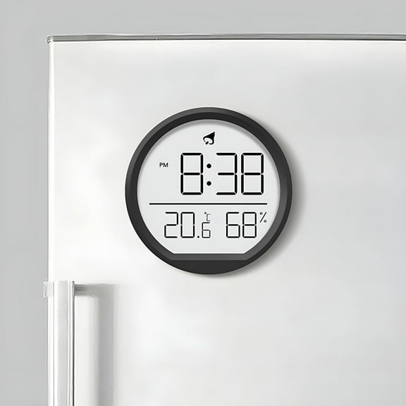 GJX Indoor Room Thermometer - Extra Large Display Temperature Humidity Sensor with Accurate Temp Humidity Gauge Monitor, Wall-mounted Room Temperature Meter