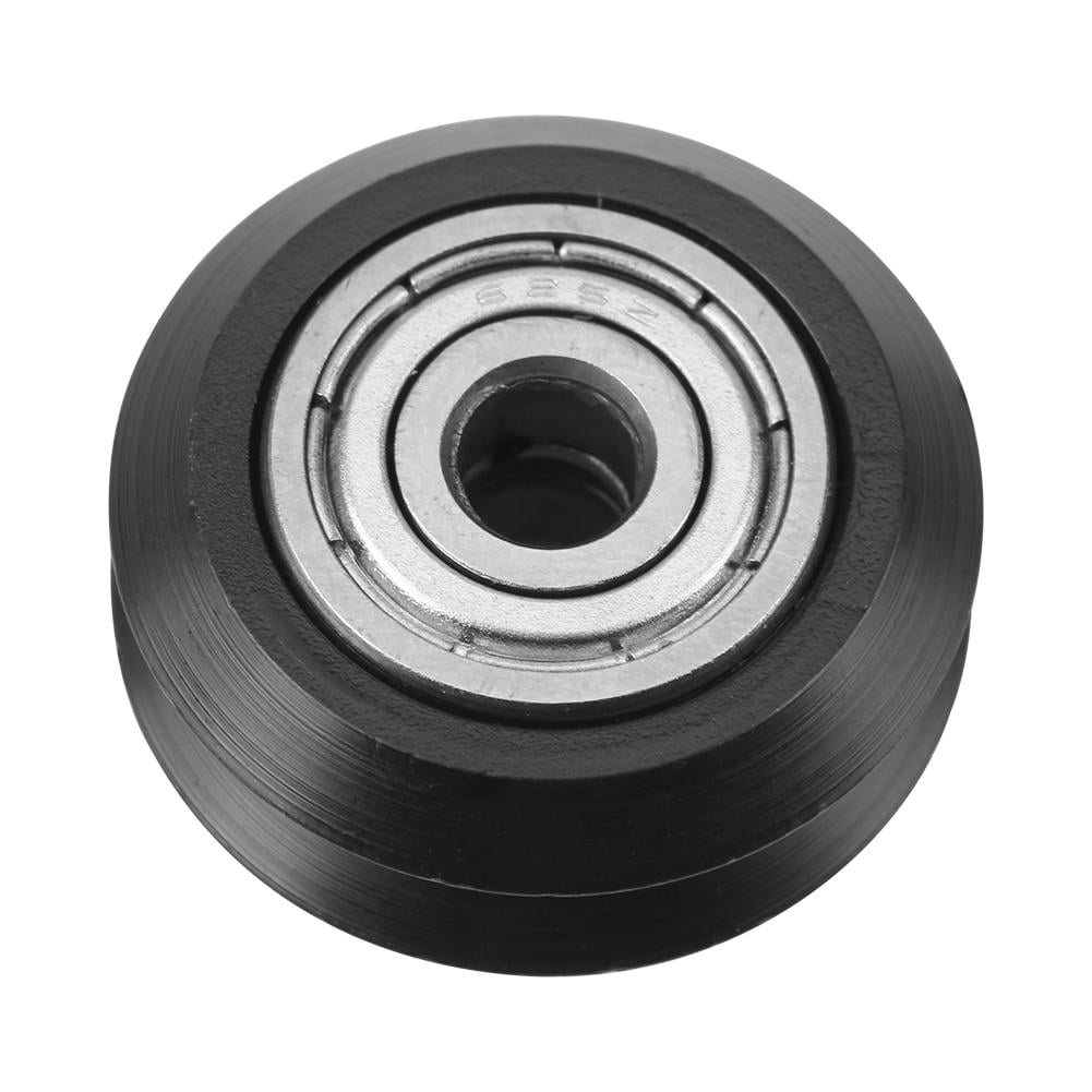 V-Shape Groove Wheel,20pcs V Groove Pulley 5mm Bore 625 Bearing Pulley Accessories Durable and Sturdy,Wear-Resistance for CNC 3D Printer
