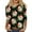 Black, variant on WTOBBY Women's Casual Round Neck 3/4 Sleeve Loose Printed T-Shirt with Christmas Elements, Ladies Holiday Theme Top for Everyday Wear, Comfortable Fashion Blouse,Black L
