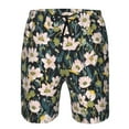 thumbnail image 4 of Naloa Flowers Men's Beach Shorts, Surfing shorts, Swim trunks, Quick Dry Swim Trunks for Surfing Beach Fun - Large, 4 of 9