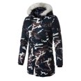 thumbnail image 4 of LoyisViDion Men Mid-Length Hooded Camouflage Zipper Buttons Warm Collar Cotton Jacket Coats Blue 16(XXXXXL), 4 of 4