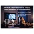 thumbnail image 4 of Receptor y Transmisor de Audio Bluetooth 5.4 -LL/HD/AD LC3 Auracast LE Adaptador de Audio Música Estéreo Inalámbrica con Micrófono, 4 of 10