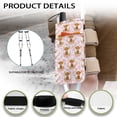 thumbnail image 6 of COEQINE Cow Print Crutch Bag Highland Cow Large Capacity Crutch Storage Bag Medical Crutch Accessories Water-Resistant Walking Cane Pouch Gifts for Friends Family, 6 of 7
