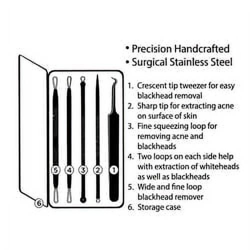 Equate Metal Acne Removal Blemish Tool Set, 5-Piece photo 2