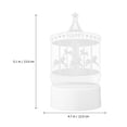 thumbnail image 3 of Miangastore 1Pc Unique Table Light Christmas Party Light Romantic LED Light Transparent, 3 of 9