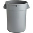 thumbnail image 4 of TrueCraftware- 32 Gallon Round Trash Can 21-5/8" Diameter x 27-3/8" Height Gray Color- Wastebasket Garbage Bin Recycling Bin Kitchen Bathroom Bedroom Office Trash can, 4 of 5