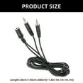 thumbnail image 5 of Professional 3.5mm Female to 2x 3.5mm Male Y Splitter Cable Line Connection Cord, 5 of 6