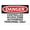 Warning Sign 5, variant on Danger Controlled Access Zone Authorized Personnel Only Sign - 8"x12" Vintage Metal Warning Wall Decor for Home Farm Bar Coffee Shop Club