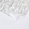 thumbnail image 4 of Floral Toile Ruched Textured 3-Piece Gray/White Comforter Set - All Ages, Full/Queen, 4 of 4