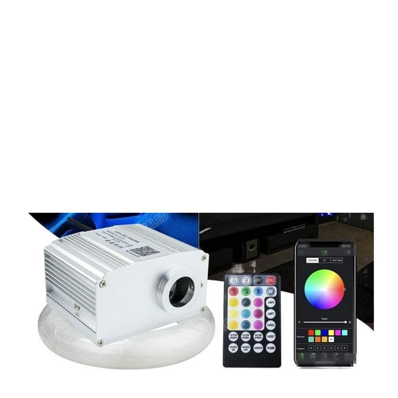 10W Twinkle Fiber Optic Star ceiling lights kit Bluetooth APP Smart Control for Starry Car Star LED Light Kid Room Ceiling ,Safe to Use